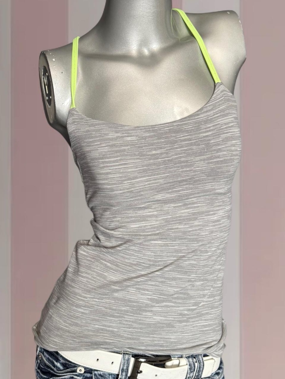 Lululemon vintage Y2K gray/green yoga tank top